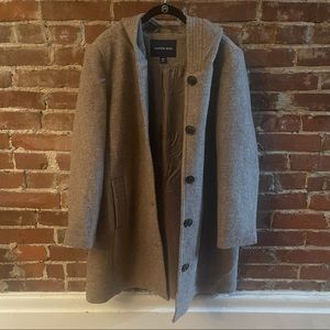 Lands End Wool Blend Coat 18W